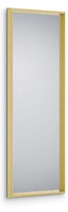Specchio da Parete 50x150x6 cm in Legno Abbie Oro