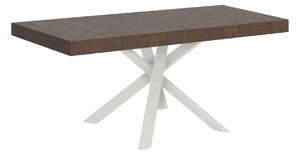 Tavolo Allungabile 90/194x90x77 cm Clerk Premium Noce