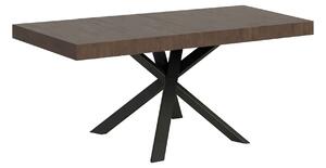 Tavolo Allungabile 90/194x90x77 cm Clerk Premium Noce