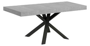 Tavolo Allungabile 90/194x90x77 cm Clerk Premium Cemento