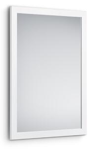 Specchio da Parete 48x68x1,6 cm in Legno Kim Bianco