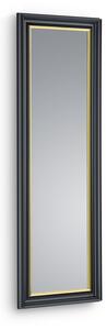Specchio da Parete 50x150x5 cm in Plastica Wanda Nero oro