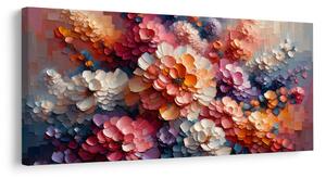 Quadro su tela – Colori vivaci dei fiori
