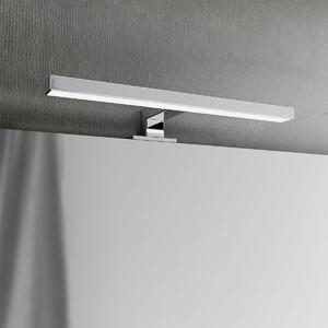 Lampada LED da Specchio 30cm Cromata 4W - Doppia Installazione Colore Bianco Caldo 3.000K