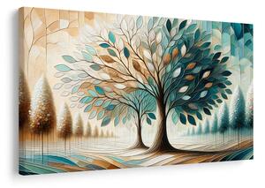 Quadro su tela – Albero della vita incantato