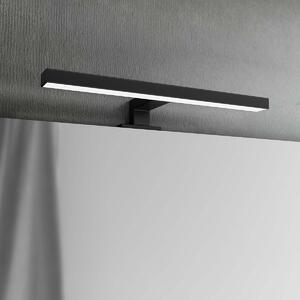 Lampada LED da Specchio 30cm Nera 4W - Doppia Installazione Colore Bianco Caldo 3.000K