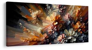 Quadro su tela – Esplosioni floreali astratte