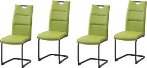 Set di 4 sedie a dondoloPoliuretanoverde DannyP HTI-Line