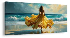 Quadro su tela – Tramonto e mare