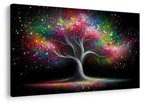 Quadro su tela – Magico albero della vita a colori