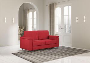 Divano 2 posti MARRAK due sedute da 60cm misure esterne 148x85x h 85 cm - Kg 22 rivestimento completamente sfoderabile colore Rosso