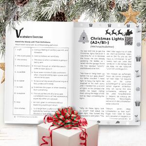 Buon Natale! Calendario dell'Avvento con racconti brevi in inglese e file audio per adulti | Katharina Williams