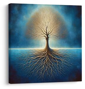 Quadro su tela – Radici dell'albero della vita