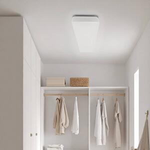 MEGAMAN Plafoniera soffitto Bruno, Bianco / Opale, Bagno, Plastica, Moderno, Plafoniera