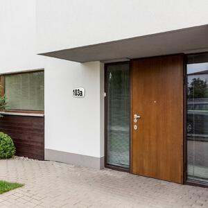 MEGAMAN Applique a LED Nova XChange bianca con numero civico CCT, IP44, Nero, Plastica, Applique da esterni
