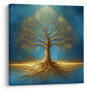 Quadro su tela – Albero della vita sotto le stelle