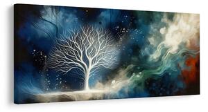 Quadro su tela – Albero della vita magico nello spazio