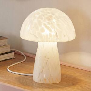 Lampada da tavolo Hubi Lindby, Bianco / Opale, Soggiorno / Sala da pranzo, Vetro, Moderno, Lampada da tavolo