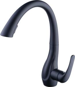 Rubinetto da cucina con doccia Uittrekbare - Design moderno - Nero
