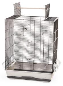 Gabbia per uccelli (pappagallini ondulati e canarini) con spazio all'aperto 56 x 37 x 74 cm