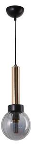Lampada a sospensione con paralume in vetro ø 15 cm Cota - Squid Lighting