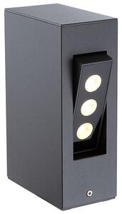 NARVI - Lampada da esterno / Lampada a LED da parete / Grado di protezione IP44 / Grigio scuro (LT)