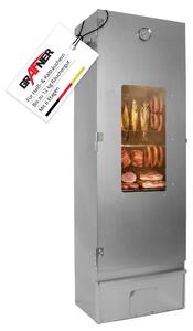 Forno Grafner per affumicatura 6 ripiani 39,5x27x120cm con finestra di visualizzazione e termometro