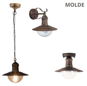 Brilagi - Applique da esterno MOLDE 1xE27/60W/230V IP44 bronzo/patina