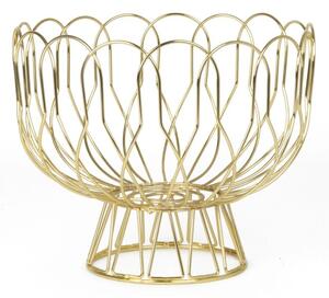 Fruttiera in oro Wired - PT LIVING