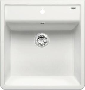 Lavello in Vetroceramica Blanco PANOR 60 630 x 598 mm crystal white glossy 514486