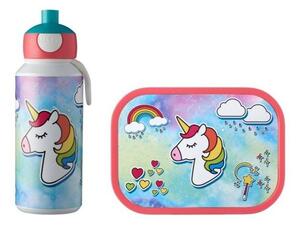 Set di borracce e snack per bambini Unicorno - Mepal