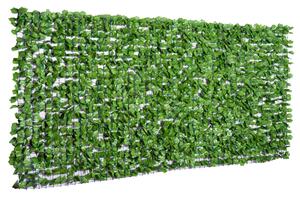 Arella Siepe Artificiale per Balcone e Giardino 300x150 cm in PE Verde
