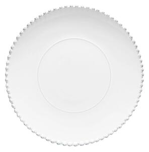 Piatto bianco in gres ø 34 cm Pearl – Costa Nova