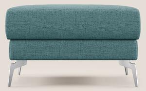 Star Pouf con piedini alti in tessuto impermeabile fiammato T03 azzurr