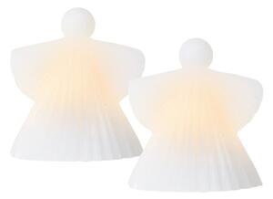 Decorazioni luminose bianche in set di 2 pezzi ø 9 cm Asta - Sirius