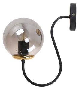 Lampada da parete nera/grigia ø 15 cm Oslo – Squid Lighting