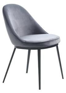Sedia da pranzo grigia Gain - Unique Furniture