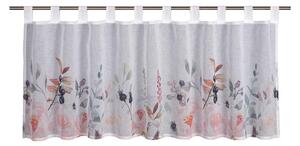 Tenda sottile bianca 135x45 cm Floral – Sehlbach