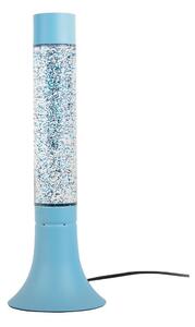 Lampada da tavolo blu con paralume in vetro (altezza totale 37,5 cm) Astro Glittler – Leitmotiv