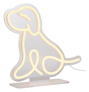 Lampada da tavolo per bambini gialla Sitting Dog – Leitmotiv