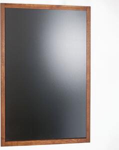Lavagna con Cornice in Legno 80x120 cm in Legno Dark Wood
