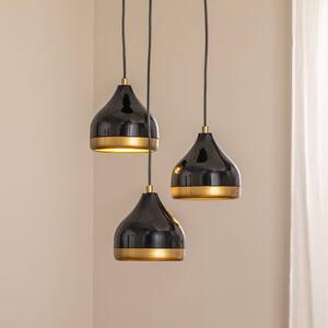 Lampada a sospensione Yildo Opviq, dimmerabile, Nero, Soggiorno / Sala da pranzo, Metallo, Moderno, Lampada a sospensione