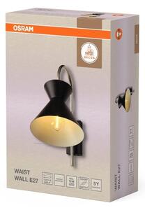 Osram - Lampada da parete DECOR WAIST 1xE27/40W/230V nera