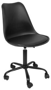 Sedia da ufficio regolabile, con ruote e design ergonomico