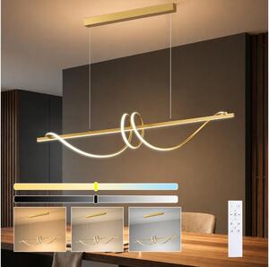 BRILAGI - Lampada LED dimmerabile a sospensione su cavo SIGNATURE LED/50W/230V 120 cm dorata + telecomando