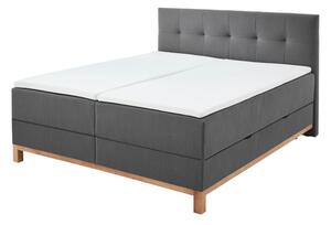 Letto boxspring grigio scuro con contenitore 180x200 cm Catania - Meise Möbel