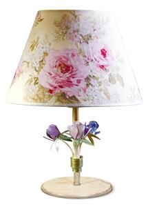 BRILAGI - Lampada da tavolo ROMANCE 1xE27/60W/230V multicolore/dorato/patina
