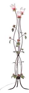 BRILAGI - Lampada da terra ROSALIA 3xE14/40W/230V multicolore/bronzo/patina