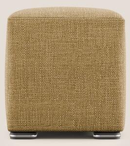 Cube pouf in morbido tessuto impermeabile ad intreccio melangiato T06