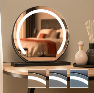 BRILAGI - LED specchio da trucco dimmerabile CALIFORNIA LED/14W/230V 41x40 cm nero
